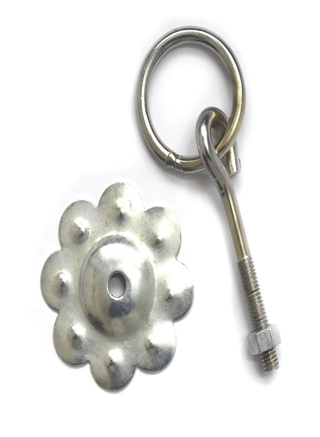 Marshland Metal Jhula Swing Bottom Kada Hooks Heavy Duty Hanging Accessories Swing Accessory Kada Pack of 4 - Image 5